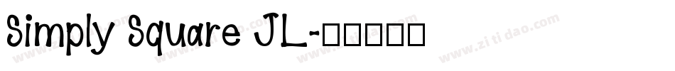 Simply Square JL字体转换